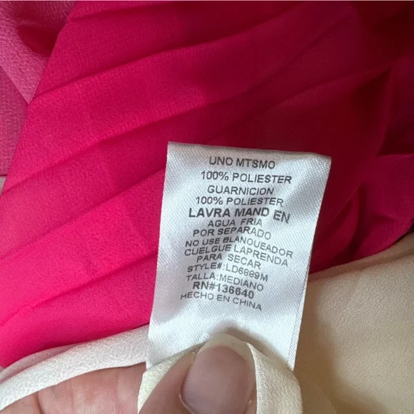 Elegant Pink and Purple Ombre Halter Maxi Dress - Picture 13 of 15